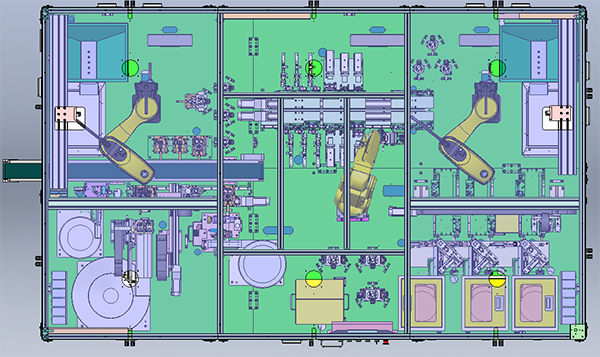 滑轮装配生产线